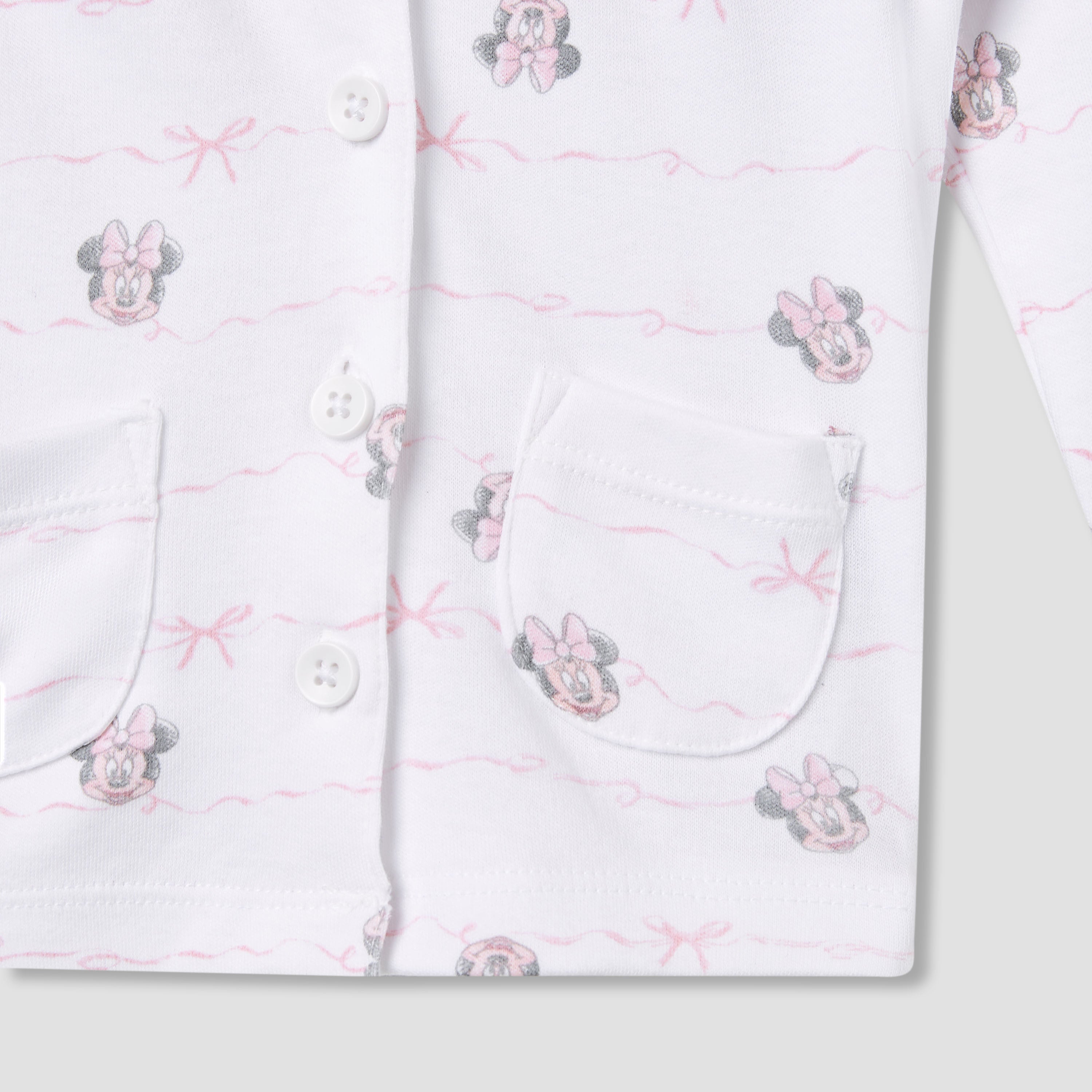 Disney Minnie Mouse Print Shirt and Pyjama Set