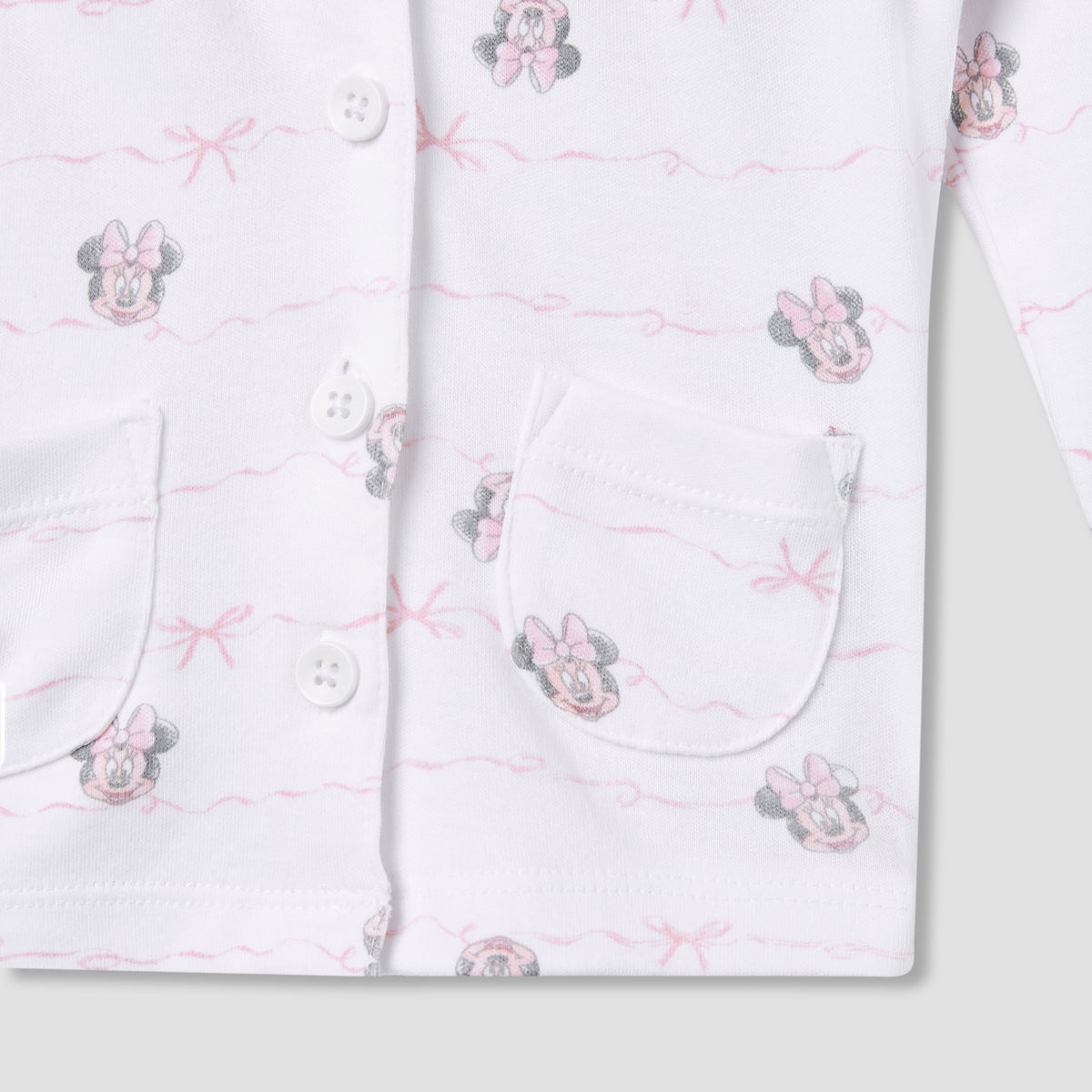 Disney Minnie Mouse Print Shirt and Pyjama Set