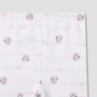 Disney Minnie Mouse Print Shirt and Pyjama Set