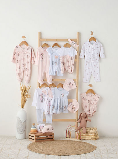 Disney Minnie Mouse Print Shirt and Pyjama Set-baby-girls-clothing-nightwear-pyjamasets-image-8