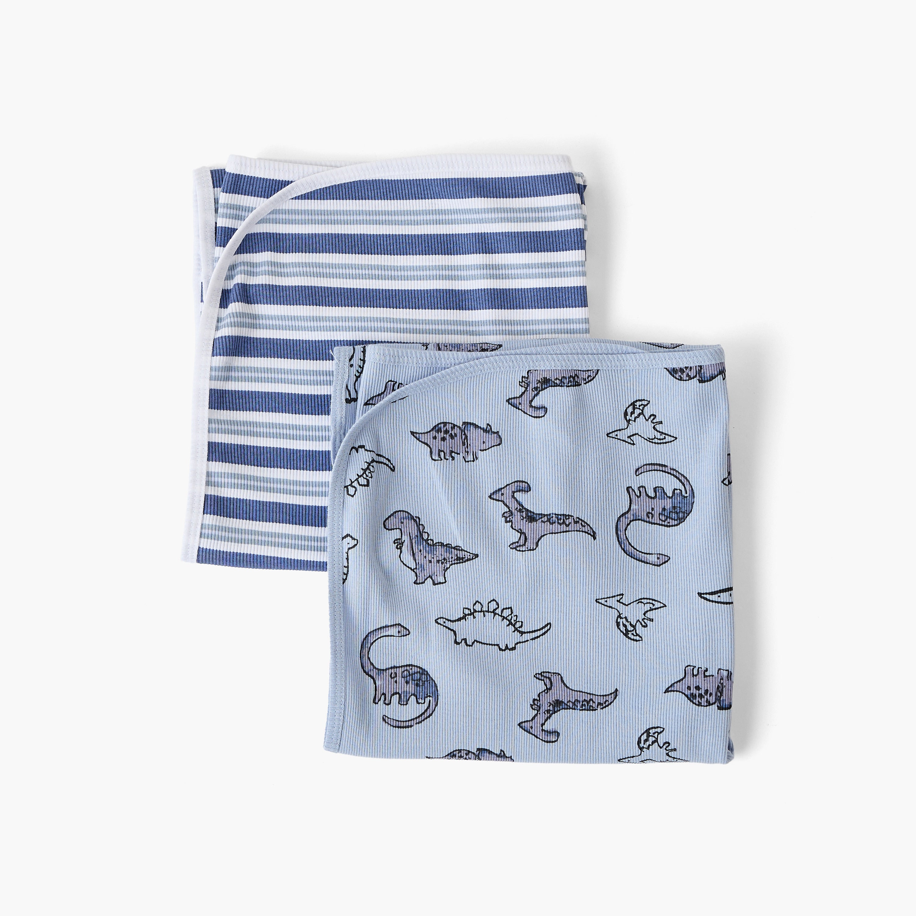 Pack of 2 Juniors Receiving Blanket with Assorted Design