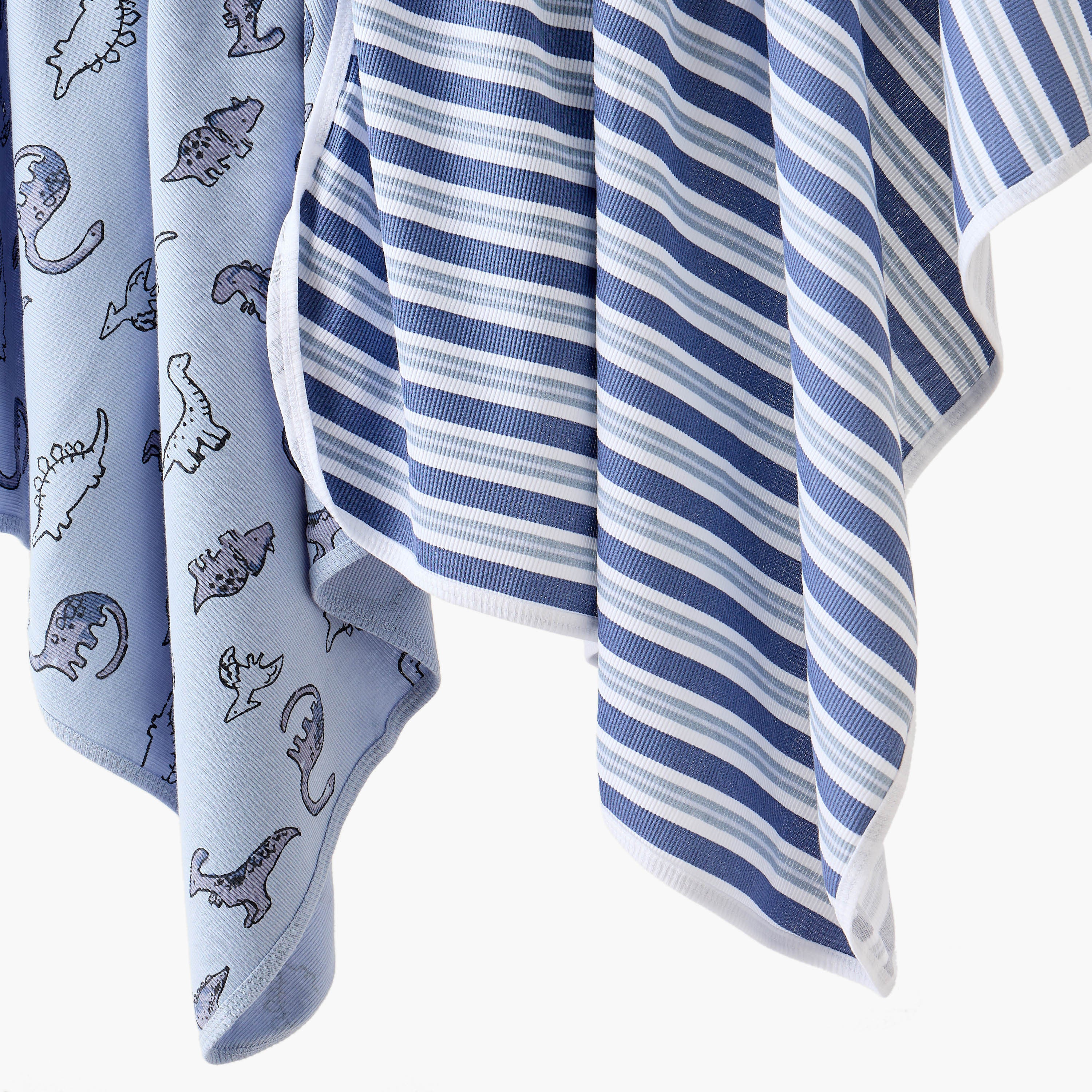Pack of 2 Juniors Receiving Blanket with Assorted Design