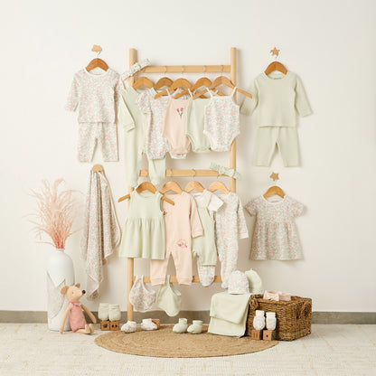 Juniors Round Neck Long Sleeves Sleepsuit with Romper