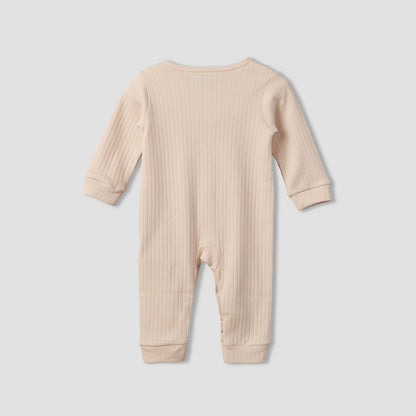 Juniors Round Neck Long Sleeves Sleepsuit with Romper