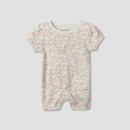 Juniors Round Neck Long Sleeves Sleepsuit with Romper