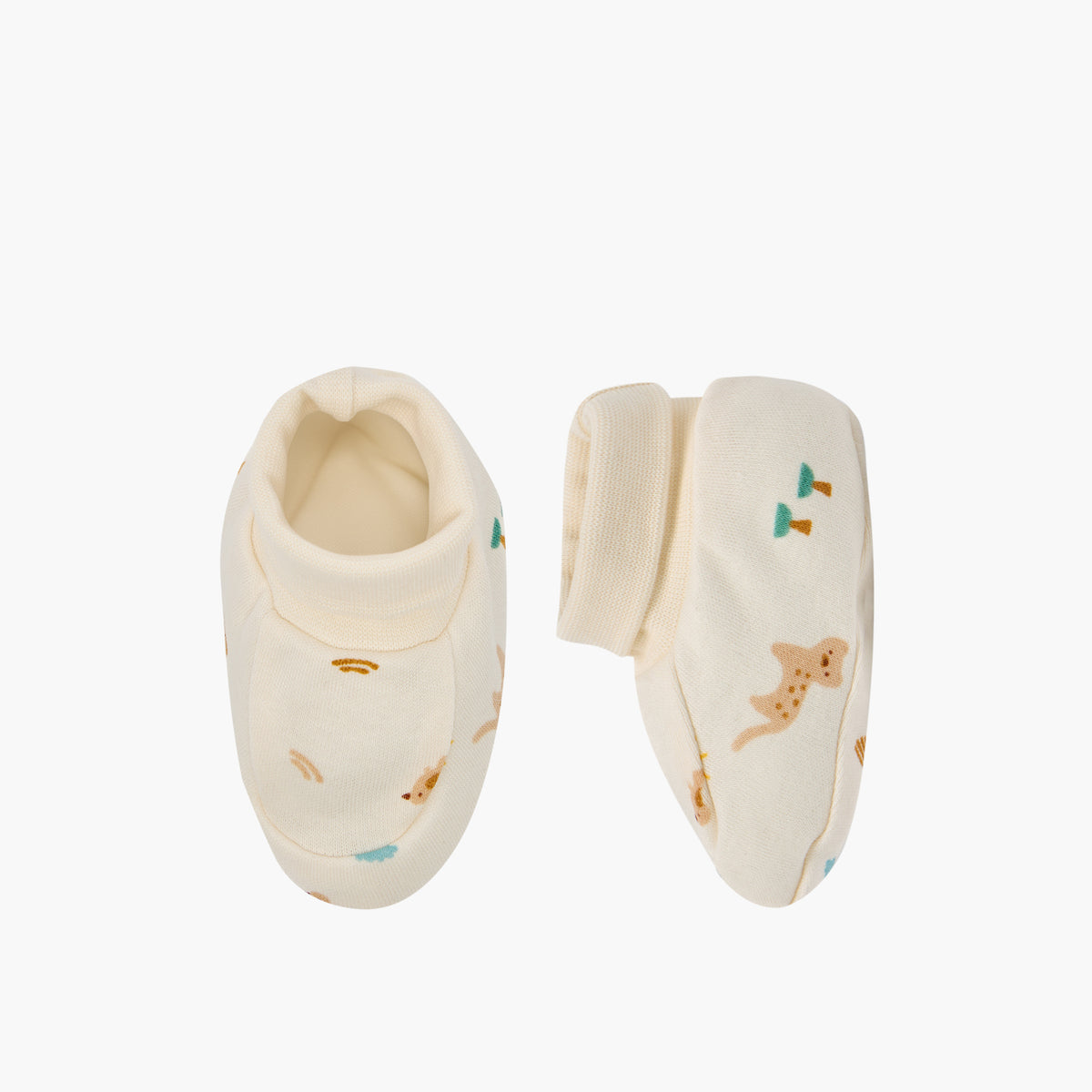Pack of 2 Juniors Booties with Assorted Design