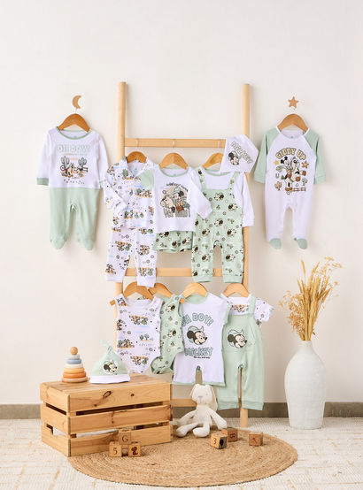 Disney Mickey Mouse Print Sleepsuit-baby-boys-clothing-nightwear-sleepsuits-image-6