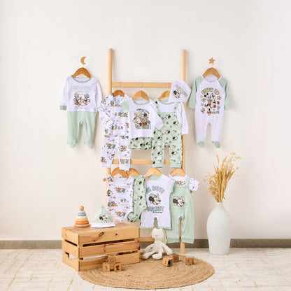 Disney Mickey Mouse Print Sleepsuit