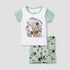 Disney Mickey Mouse Print T-shirt and Shorts Set - Green / 12-18 mths