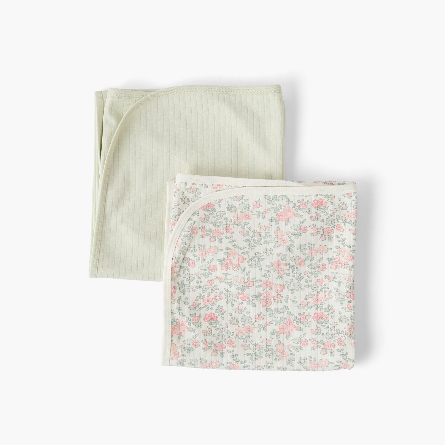 Pack of 2 Juniors Receiving Blanket with Assorted Design