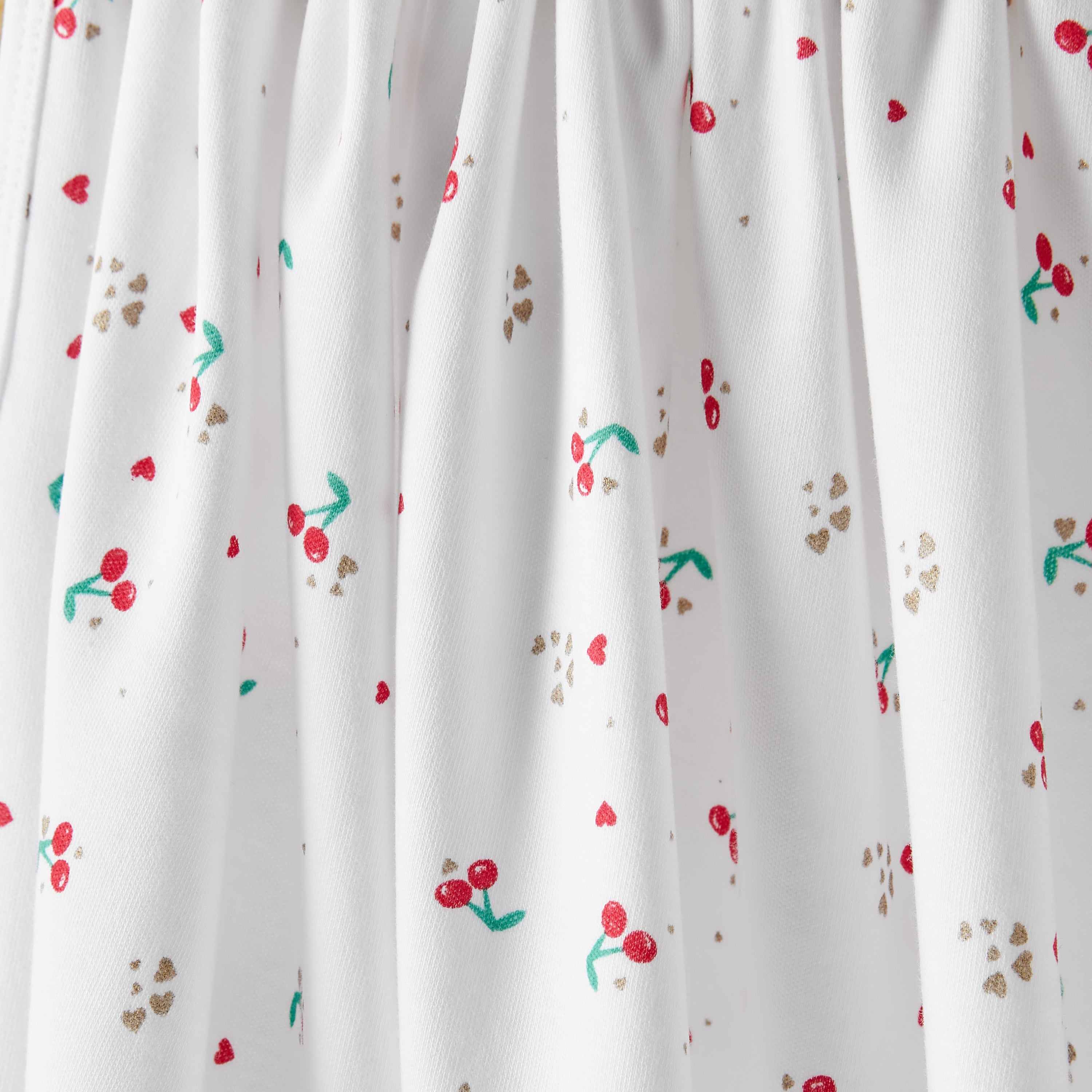 Juniors Cherry Print Receiving Blanket - 70x70 cm