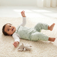 Juniors Cotton Crew Neck Long Sleeves Sleepsuit with Botanical Print-undefined-image-1
