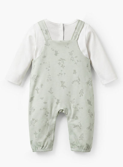 Juniors Cotton Crew Neck Long Sleeves Sleepsuit with Botanical Print-baby-girls-clothing-nightwear-sleepsuits-image-3