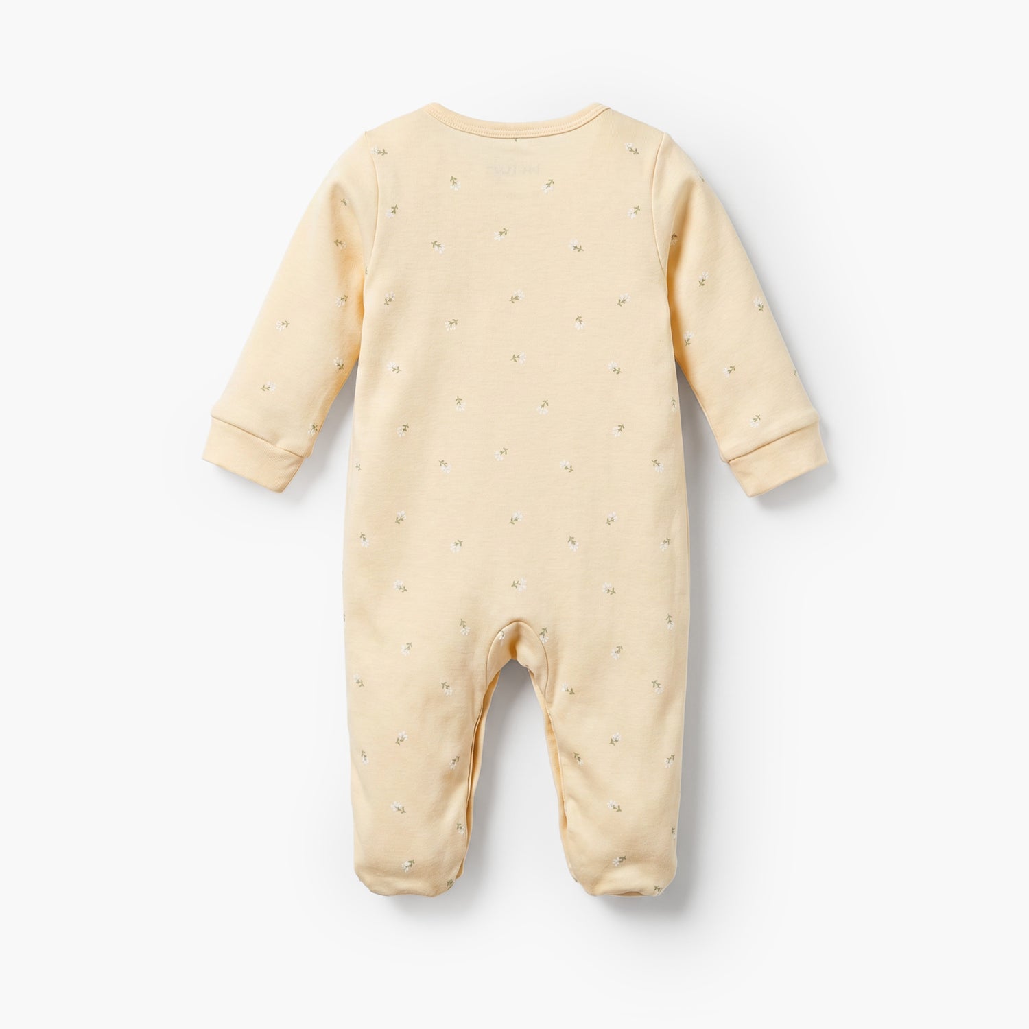 Pack of 2 Juniors Cotton Round Neck Long Sleeves Sleepsuit with Floral Print