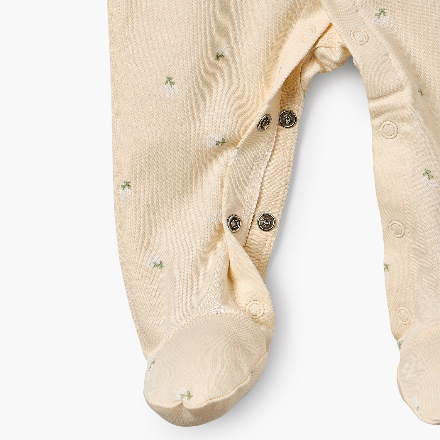 Pack of 2 Juniors Cotton Round Neck Long Sleeves Sleepsuit with Floral Print