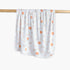 Juniors Bear Print Receiving Blanket - 70x70 cm - Multicolour / 0-6 mths