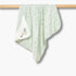 Juniors Receiving Blanket with Floral Embroidery - Green / 0-6 mths