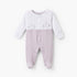 Juniors Cotton Round Neck Long Sleeves Sleepsuit with Bunny Print - Purple / 9-12 mths