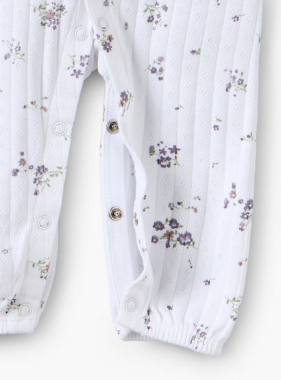Juniors Cotton Crew Neck Long Sleeves Sleepsuit with Floral Print-baby-girls-clothing-nightwear-sleepsuits-image-4