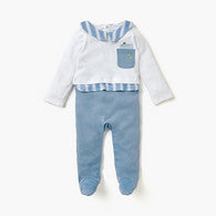 Juniors Closed Feet Sleepsuit with Collar-undefined-image-1