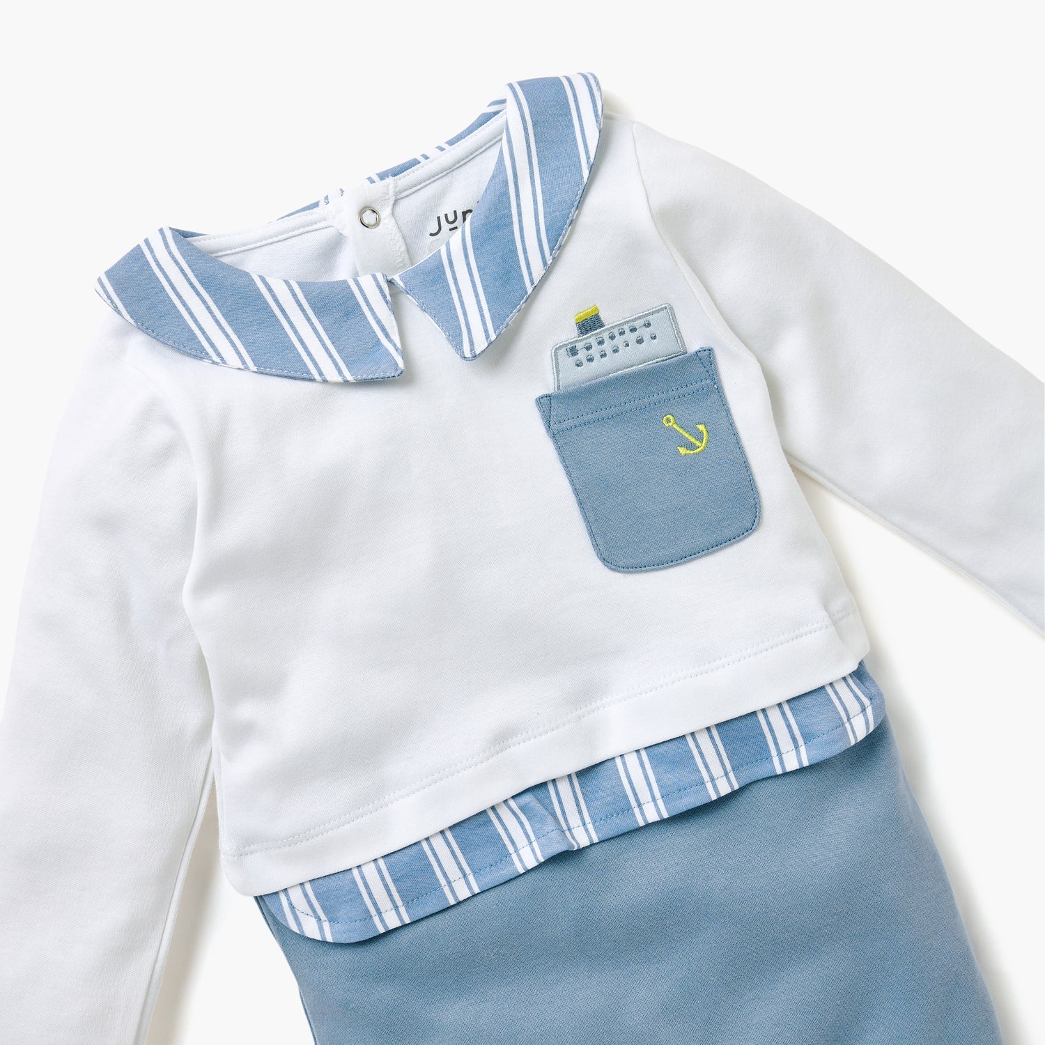 Juniors Closed Feet Sleepsuit with Collar