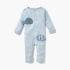 Juniors Whale Applique Sleepsuit with Round Neck - Multicolour / 12-18 mths