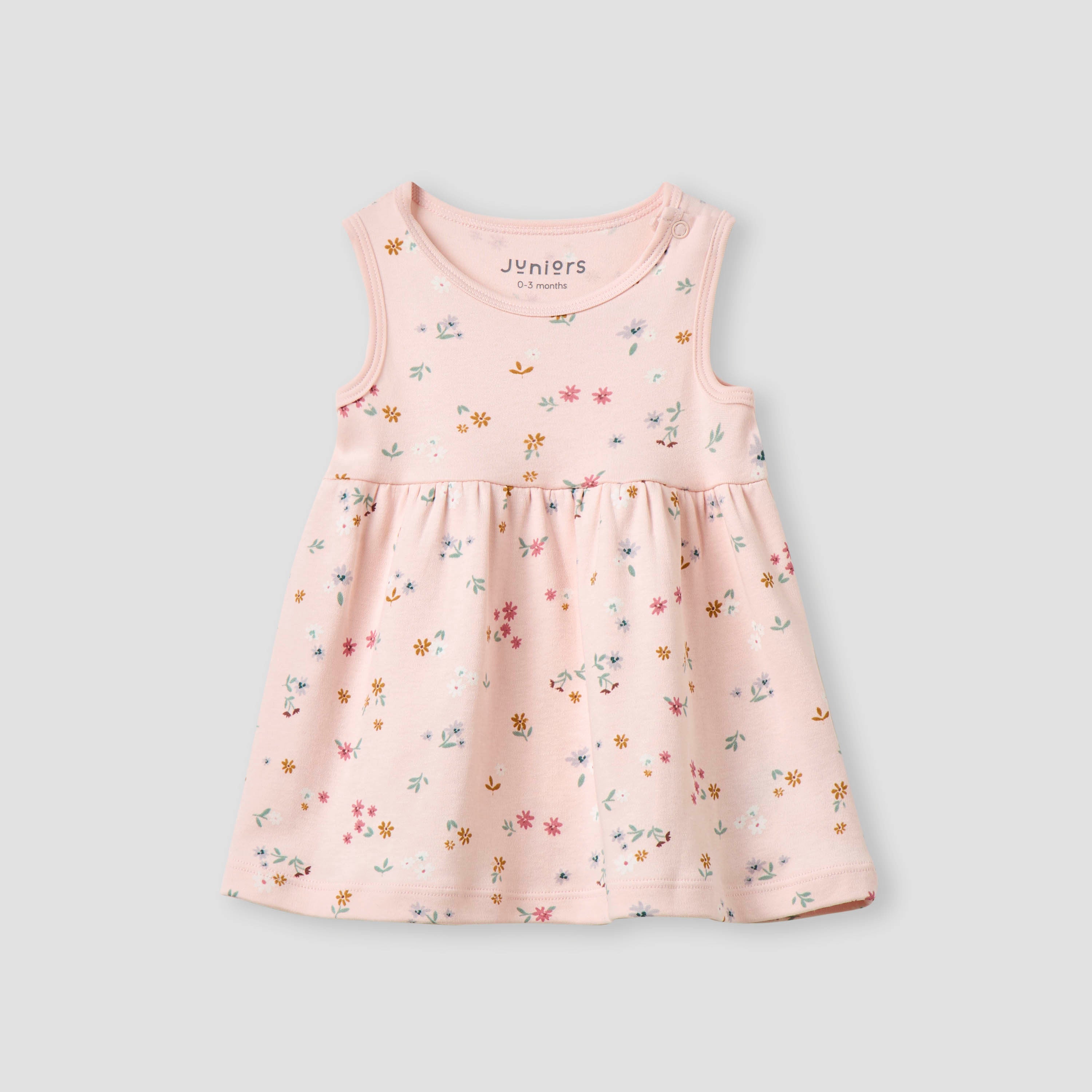 Juniors Floral Print A-Line Dress - Set of 2