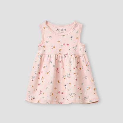 Juniors Floral Print A-Line Dress - Set of 2