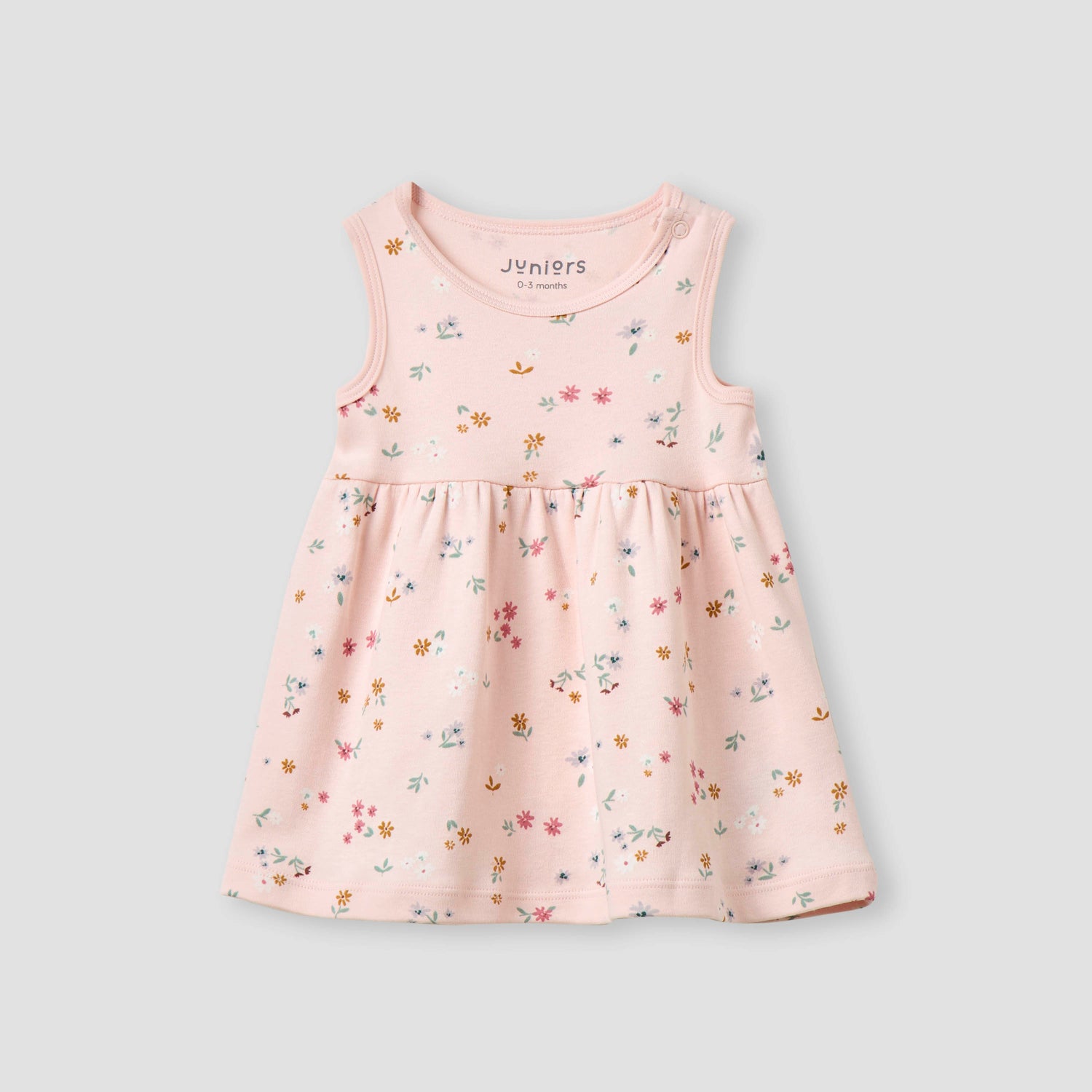 Juniors Floral Print A-Line Dress - Set of 2