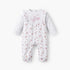 Juniors Cotton Crew Neck Long Sleeves Sleepsuit with Snap Button Closure - White / 12-18 mths