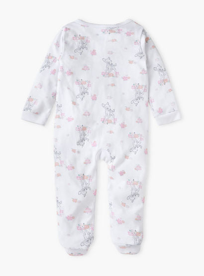 Disney All-Over Bambi Print Closed Feet Sleepsuit with Long Sleeves-baby-girls-clothing-nightwear-sleepsuits-image-2
