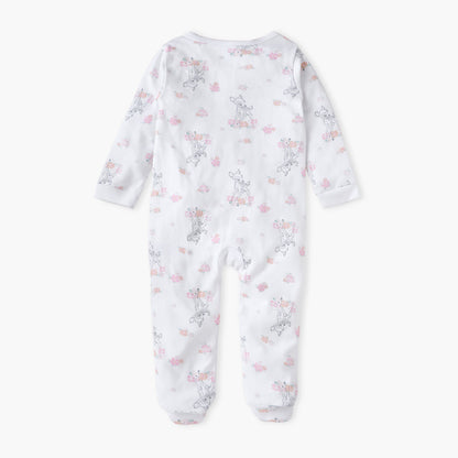 Disney All-Over Bambi Print Closed Feet Sleepsuit with Long Sleeves