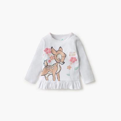 Disney Bambi Print T-shirt and Pyjama Set