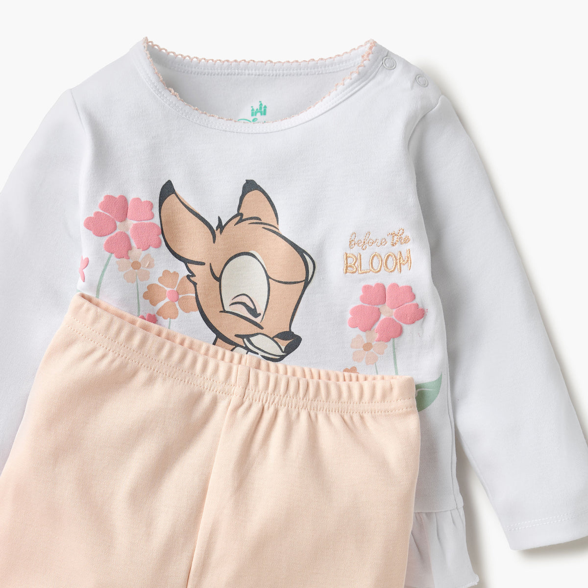 Disney Bambi Print T-shirt and Pyjama Set