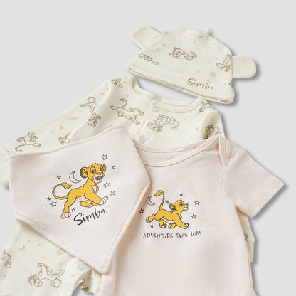 Disney 4-Piece Simba Print Clothing Gift Set
