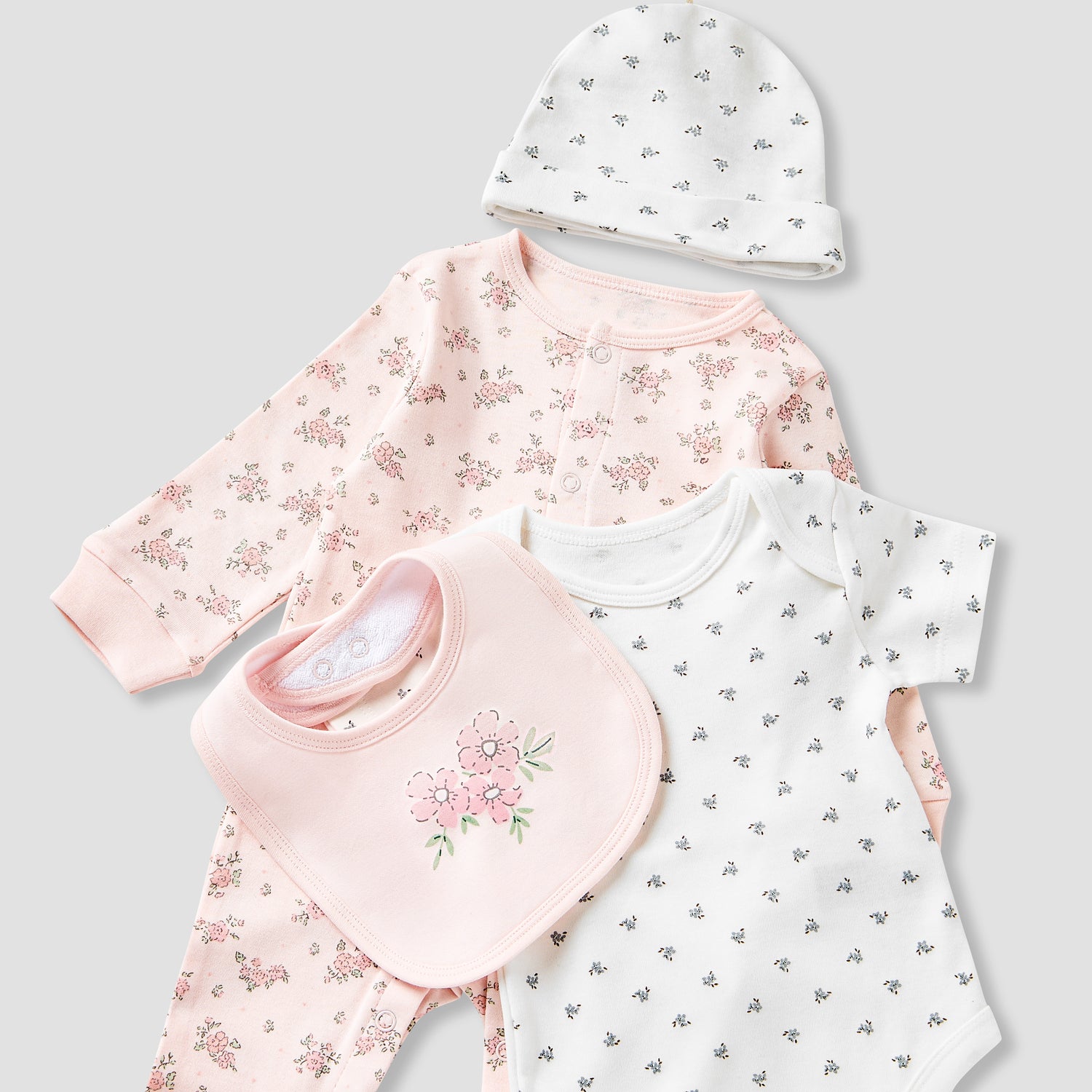 Juniors Floral Print 5-Piece Clothing Gift Set