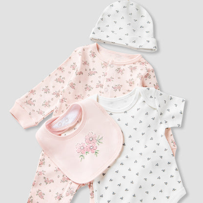 Juniors Floral Print 5-Piece Clothing Gift Set