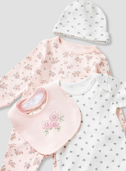 Juniors Floral Print 5-Piece Clothing Gift Set-baby-girls-clothing-setsandcoords-image-7