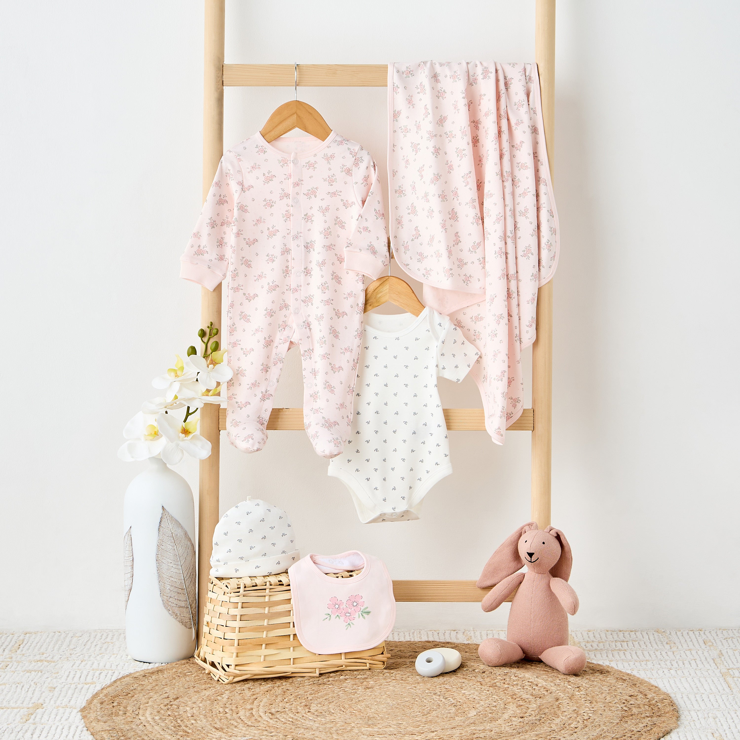Juniors Floral Print 5-Piece Clothing Gift Set