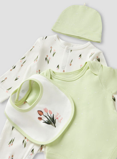 Juniors Floral Print 5-Piece Clothing Gift Set-baby-girls-clothing-setsandcoords-image-7