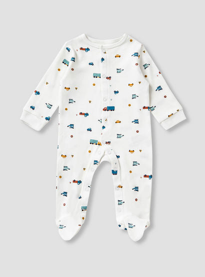 Juniors Vehicle Print 5-Piece Clothing Gift Set-baby-boys-clothing-setsandcoords-image-2