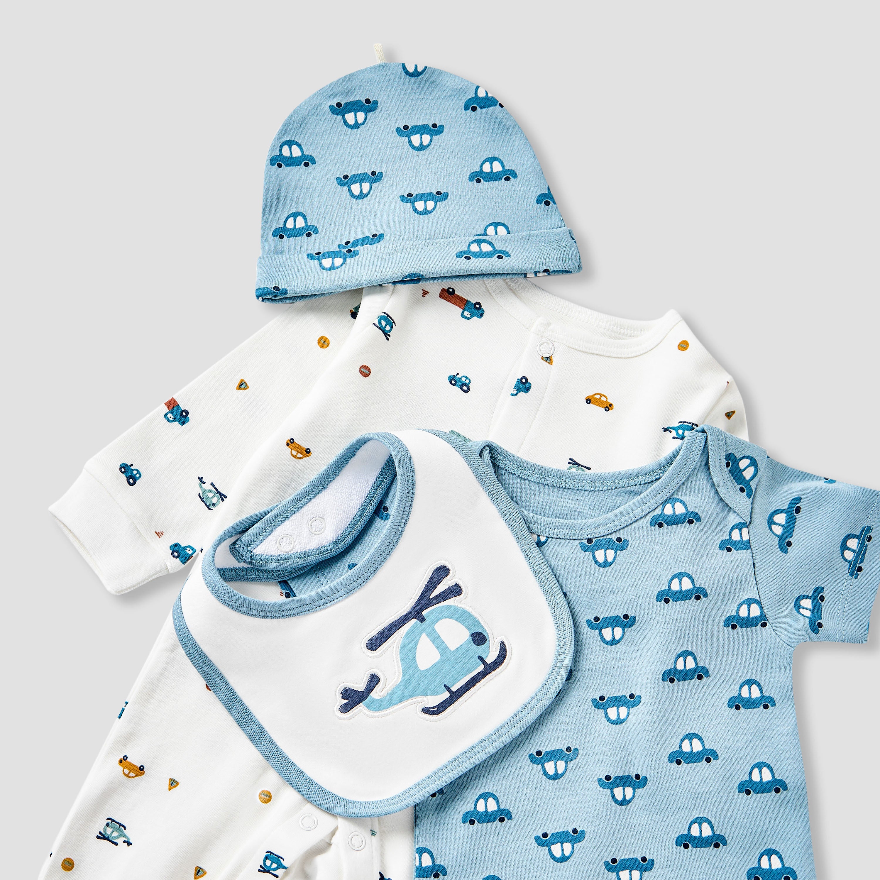 Juniors Vehicle Print 5-Piece Clothing Gift Set