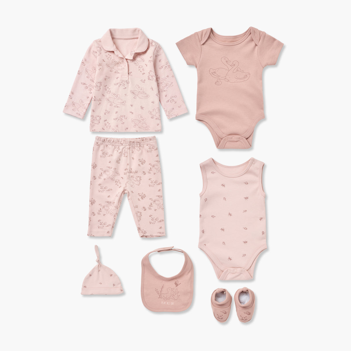 Set of 8 Juniors Clothing Gift Set with Print