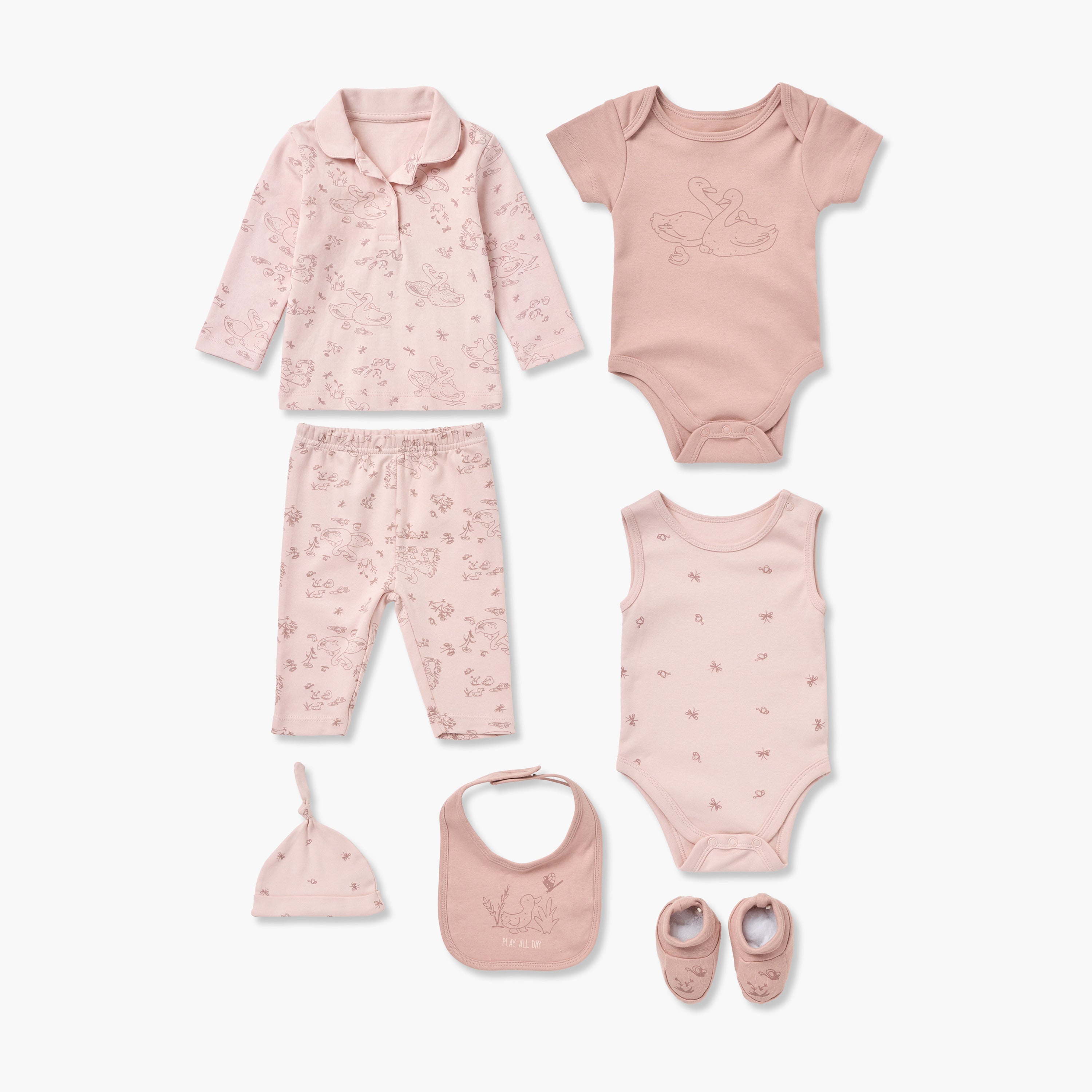 Set of 8 Juniors Clothing Gift Set with Print