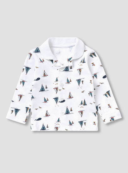 Set of 8 Juniors Clothing Gift Set with Sailboat Print-baby-boys-clothing-setsandcoords-image-3