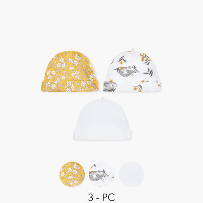 Juniors Assorted Beanie Cap - Set of 3