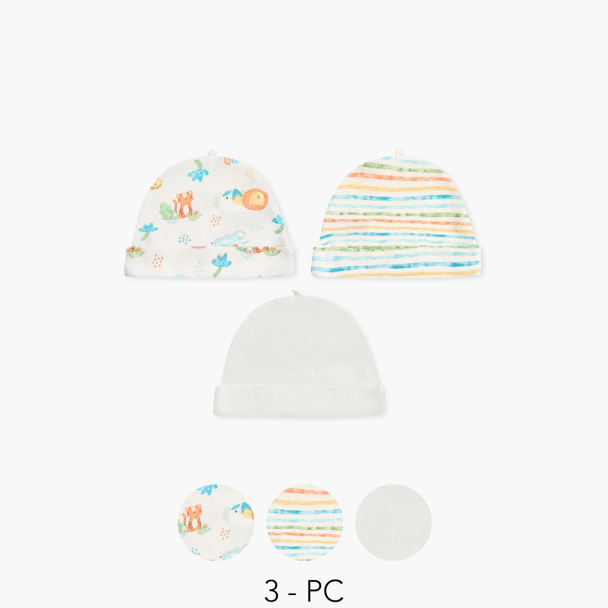 Juniors Assorted Cap - Set of 3