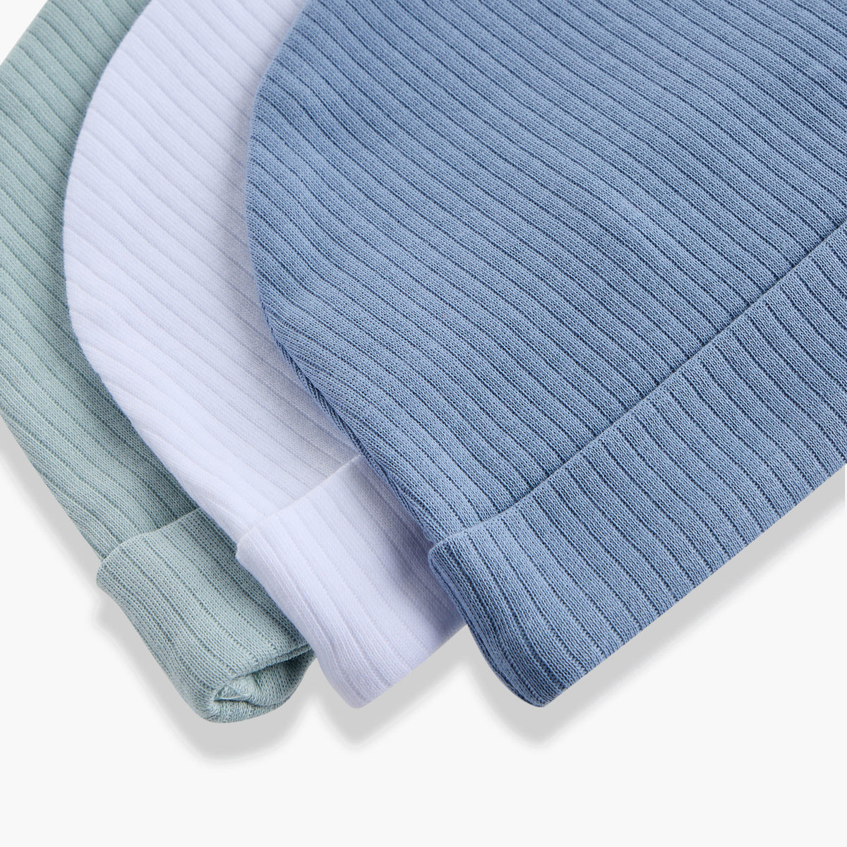Juniors Ribbed Cap - Set of 3