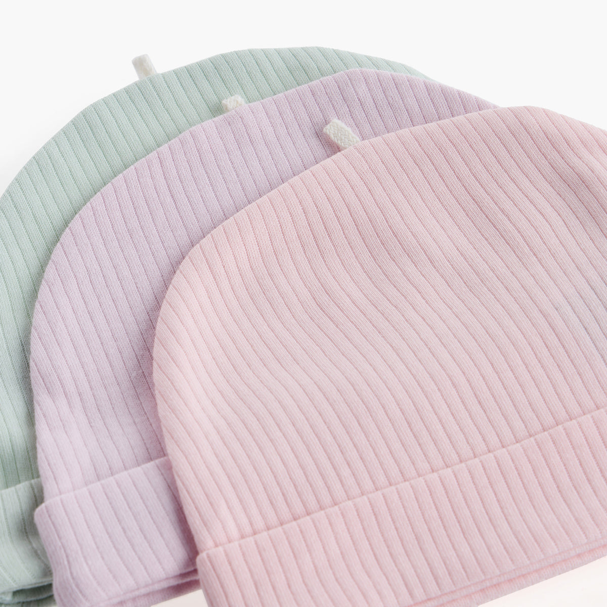 Juniors Ribbed Cap - Set of 3