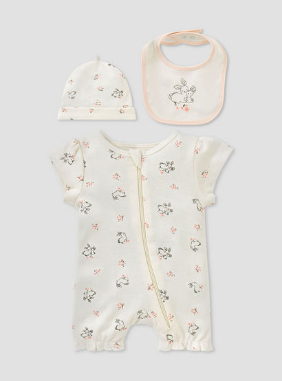 Juniors Bunny Print 3-Piece Gift Set-baby-girls-clothing-setsandcoords-image-1